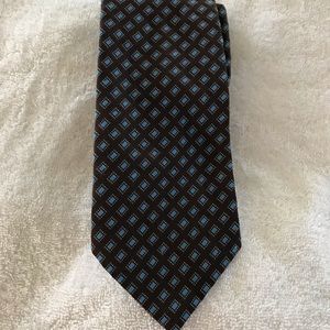 Wembley brown/blue tie